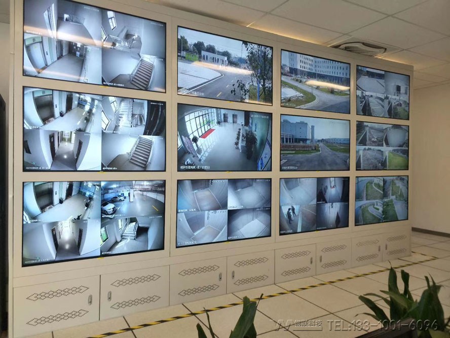 阳朔县高清视频监控拼接屏安装
